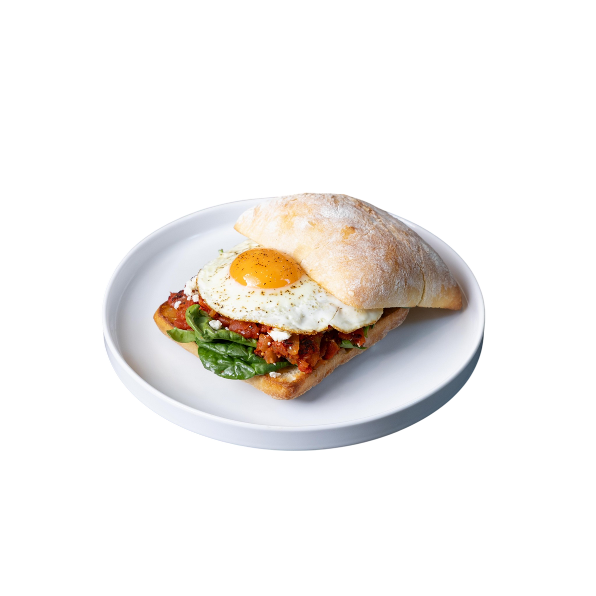 Shakshuka Egg Ciabatta