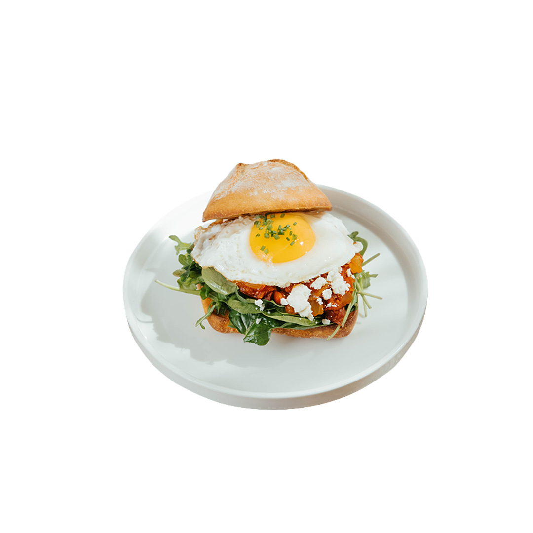 Shakshuka Egg Ciabatta