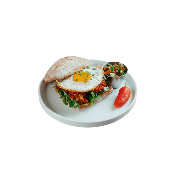 Shakshuka Egg Ciabatta